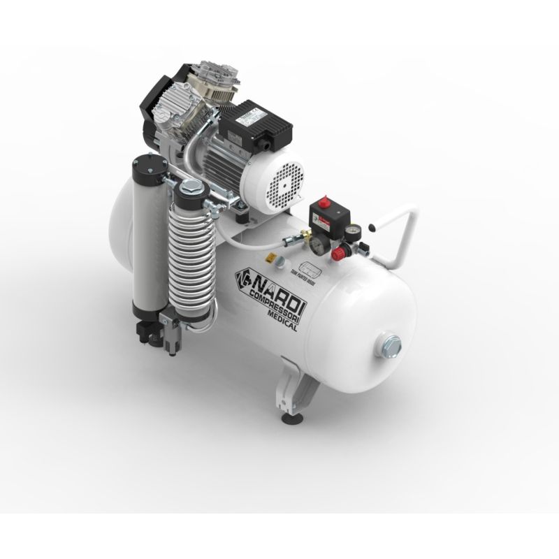 Compresseur dentaire 3D 2 CV, cuve de 50 litres Compresseur dentaire 3D 2 CV, cuve de 50 litres